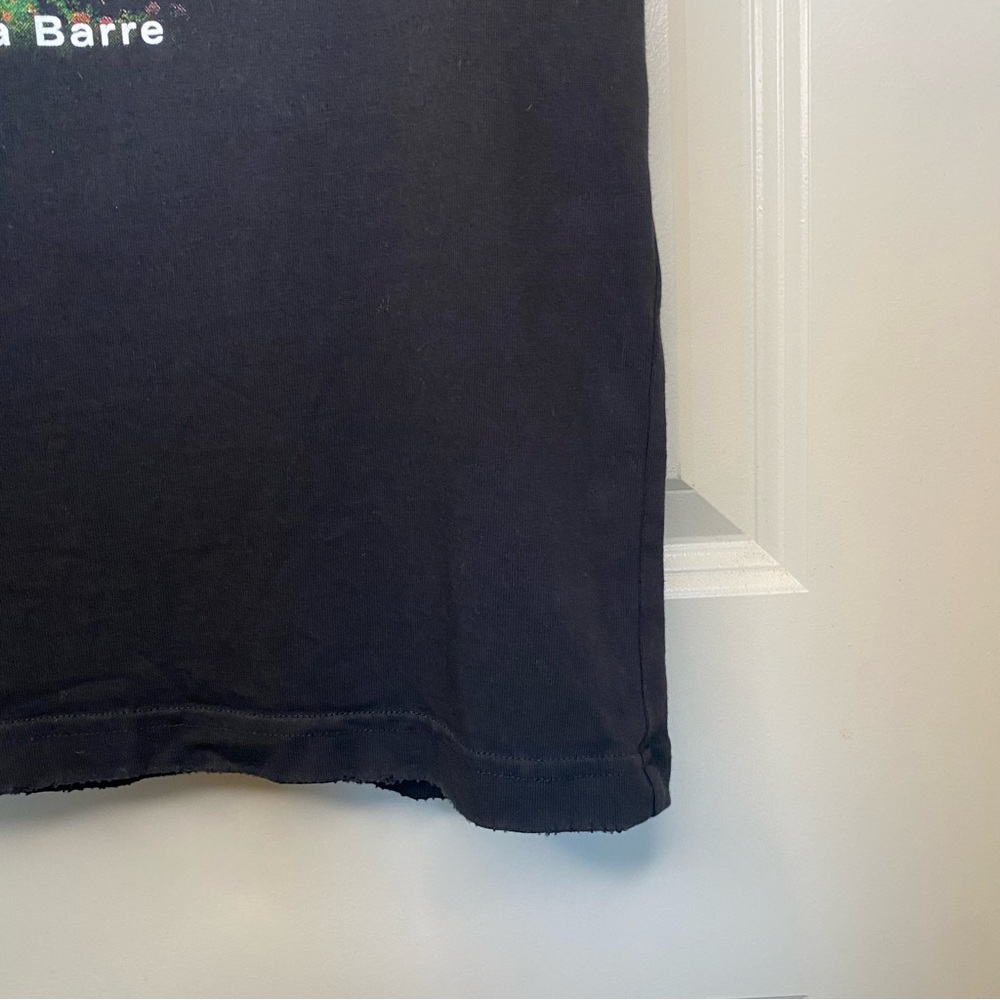 Balenciaga Paris Black Distressed Tee Size XS - Picture 4 of 11